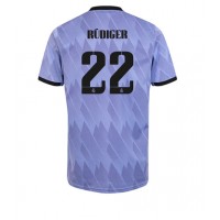 Real Madrid Antonio Rudiger #22 Fußballbekleidung Auswärtstrikot 2022-23 Kurzarm